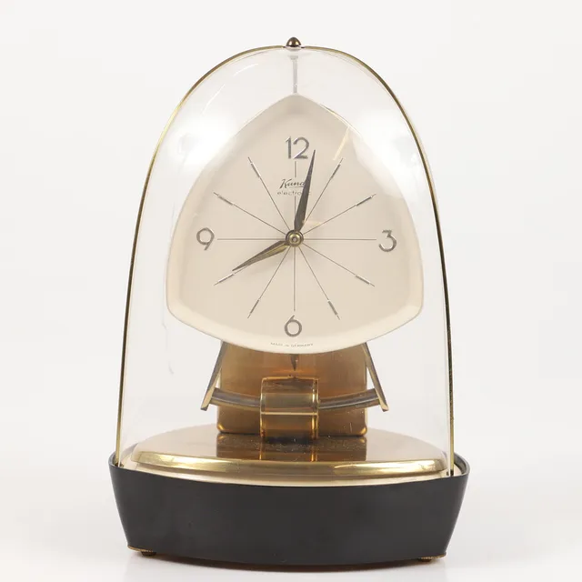 BORDSUR, mässing med plastkupa, Kundo Electronic, Tyskland, 1900-talets mitt.