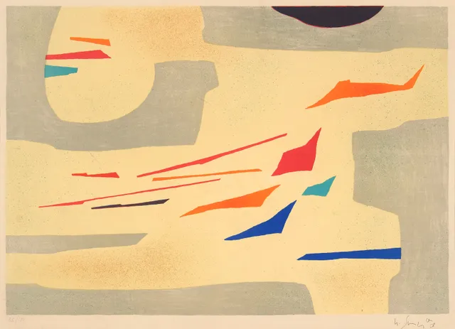 Singier, Gustave — "Provence - vent lumière" 1958