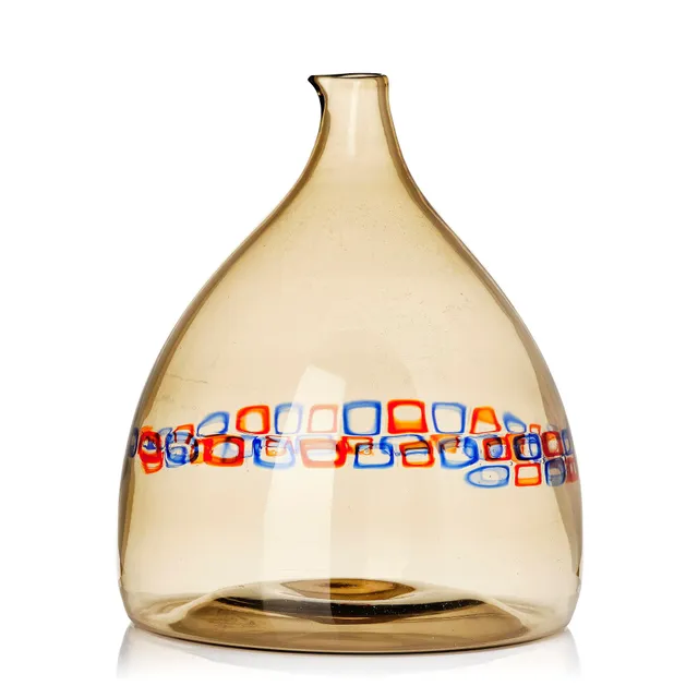 Alessandro Pianon, vas, glas, modell S-177, Vetreria Vistosi, Murano, Italien, 1960-tal.