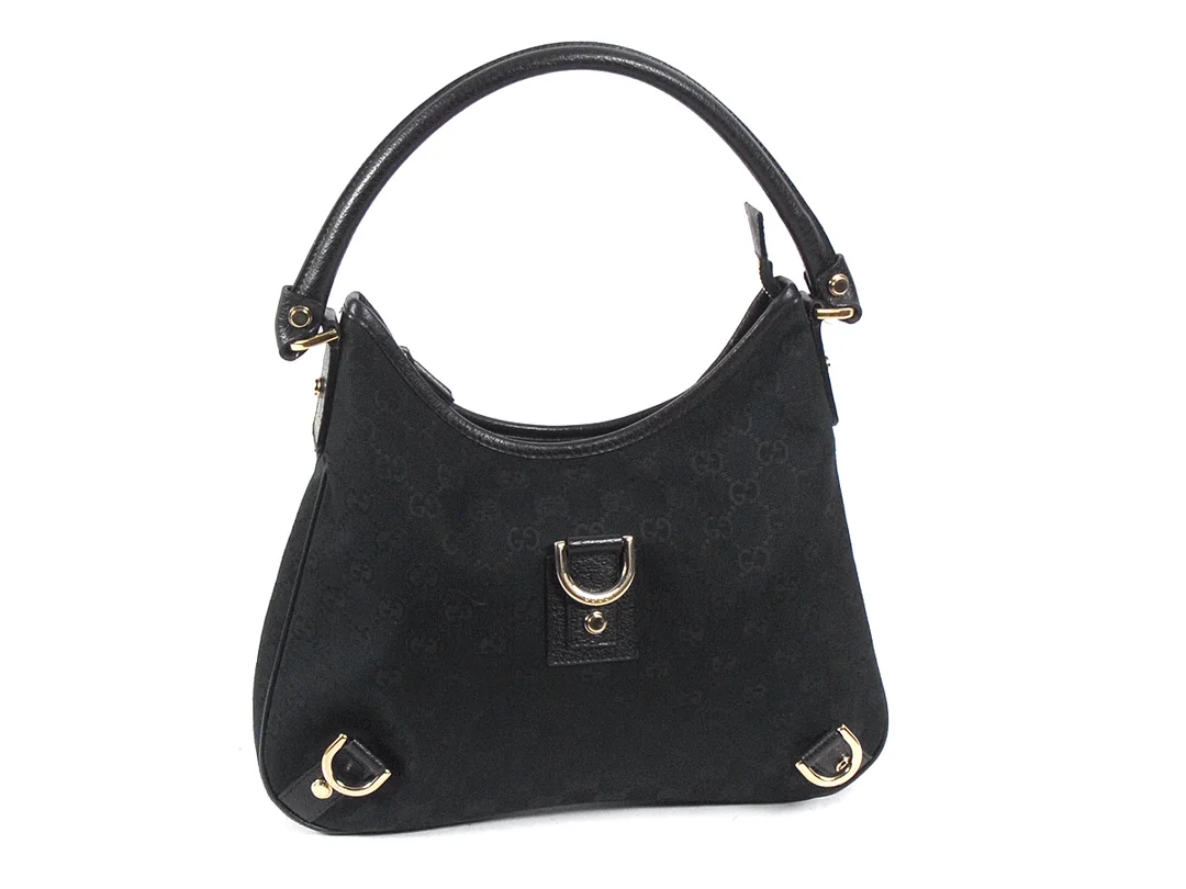 VÄSKA, GUCCI svart tyg/läder 28x21x4 cm dustbag — Accessoarer/Väskor — Kaplans