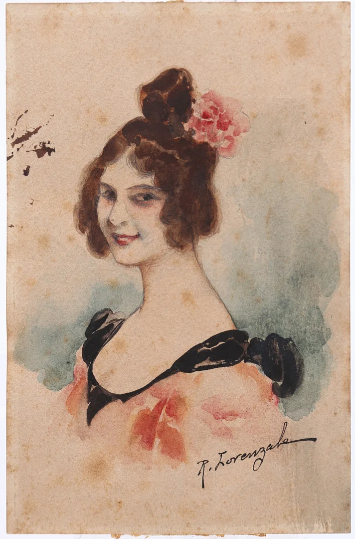 RAMIR LORENZALE. A girl. — Drawings — Balclis