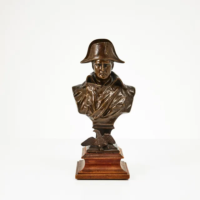 SKULPTUR, Napoleon, brons, 1900-tal.