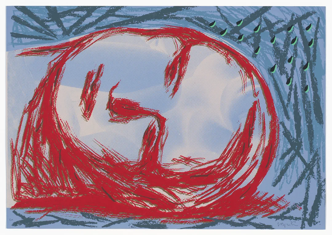 Bjertnæs, Sverre — "Hvilende hode I" 2019 — Kunst/Grafikk — Blomqvist