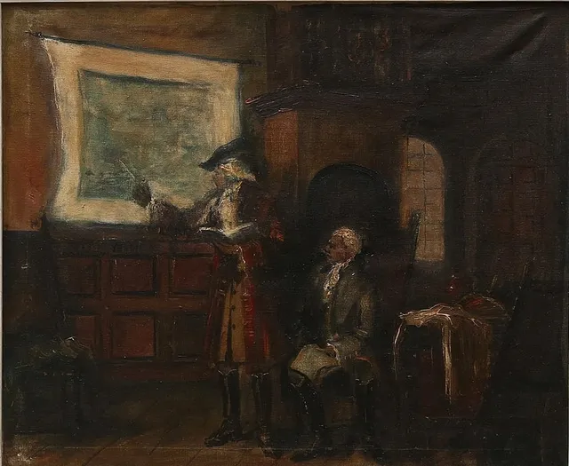 FRENCH SCHOOL, 20TH CENTURY. 18th Century-like scene.