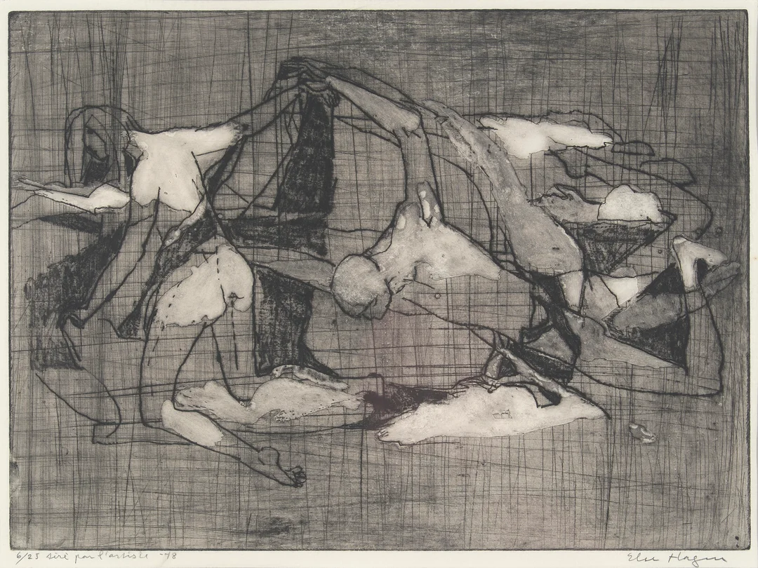 Hagen, Else — Mann og kvinne, 1978 — Kunst/Grafikk — Blomqvist