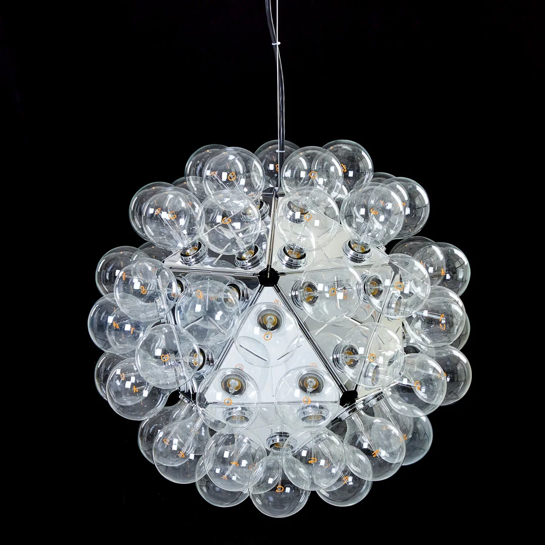 ACHILLE CASTIGLIONI. "Taraxacum 88 S1", takarmatur, Flos, formgivningsår 1988, stål och aluminium, etikettmärkning. — Ceiling lights — Stockholms Auktionsverk Magasin 5