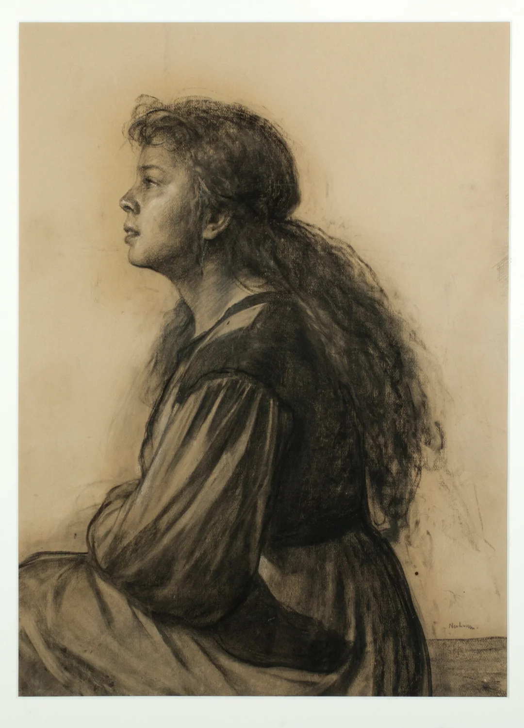 Nerdrum, Odd — Portrett av en kvinne — Kunst/Øvrig billedkunst — Blomqvist