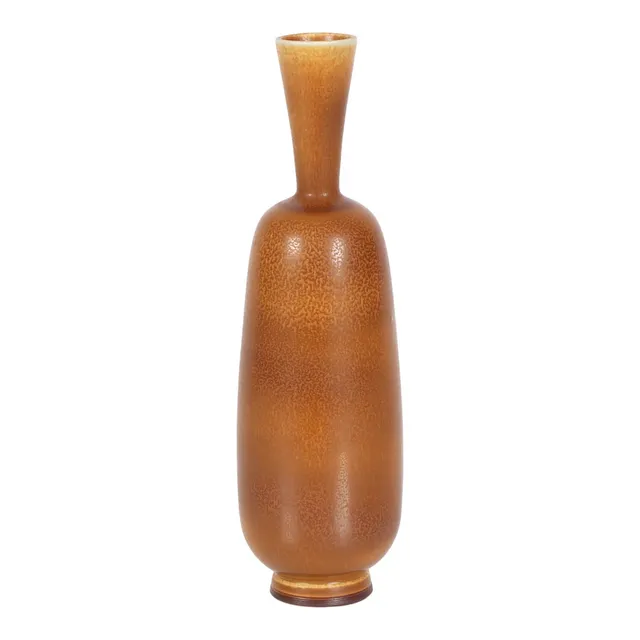 BERNDT FRIBERG (1899-1981). Gustavsberg Studio. Unika vase af stentøj.