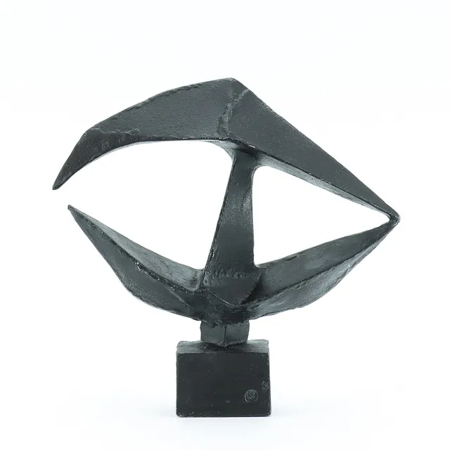HERMAN REIJERS. Skulptur, patinerad metall, signerad och numrerad 93/100.