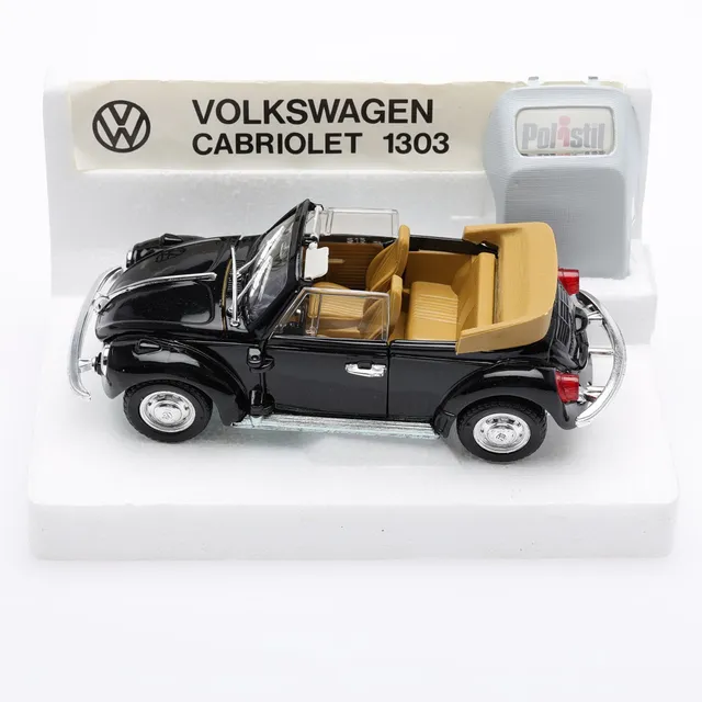 MODELLBIL, Volkswagen Cabriolet 1303, Polistil, Italien.