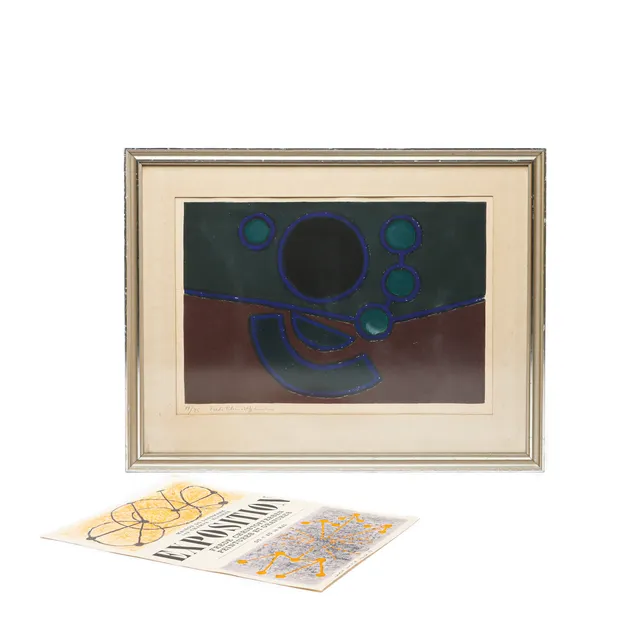 Frede Christoffersen. Lithograph and exhibition poster (2)