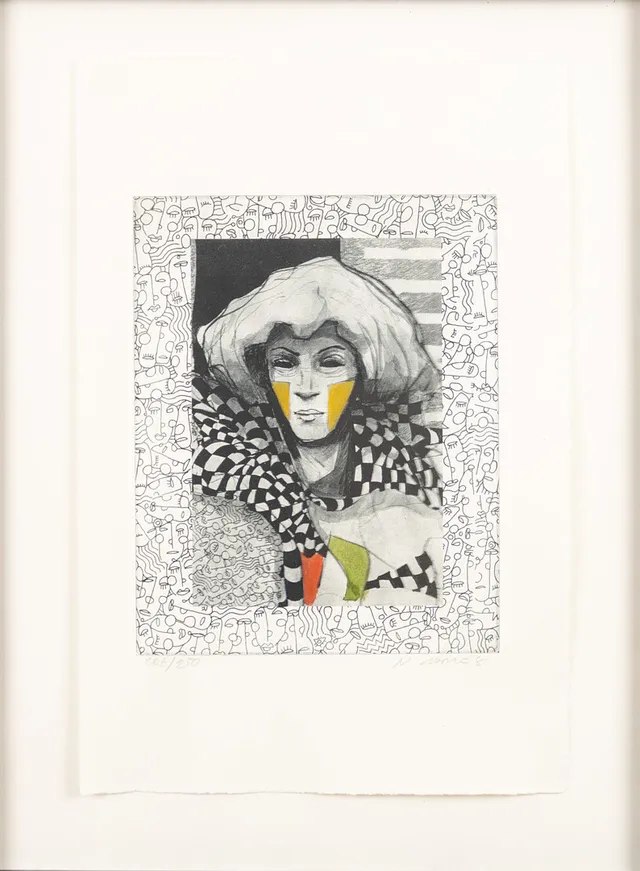 NORBERT ROBLES. litografi, signerad, numrerad 206/250.