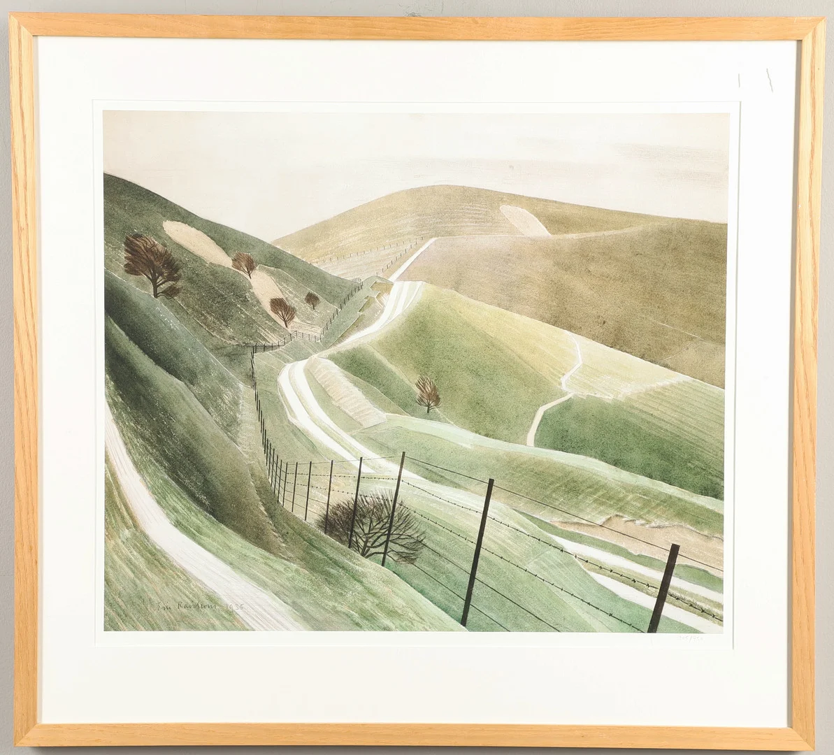 ERIC RAVILIOUS (1903-1942). The Sussex Downs. — Engravings & Prints — Lawrences Auctioneers