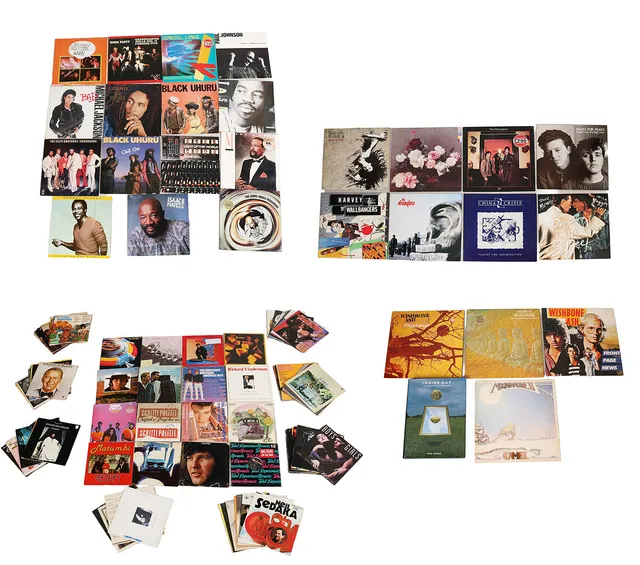 A LARGE COLLECTION OF VINYL (QTY).