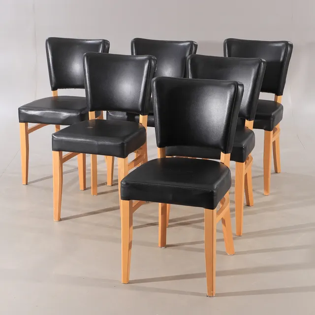 STOLAR, 6 stycken, bok/konstskinn, 2000-tal.
