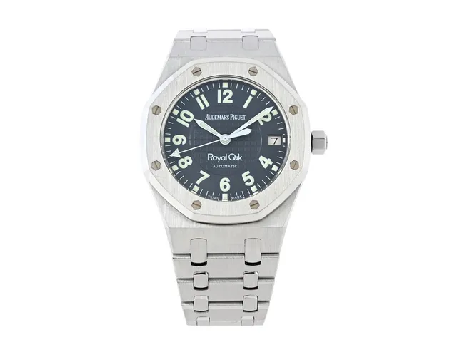 AUDEMARS PIGUET, Royal Oak, "Nick Faldo", Cal 2225, Verk nr. 537434, Serie nr. E88731, Ref nr. 15190SP.OO.0789ST.01, herrur, 36 mm, stål/platina, automatisk, safirglas, datum, glasbaksida, integrerad originallänk, viklås, längd 180 mm, cert, oktober 2003, box, ytterkartong. Limited Edition.