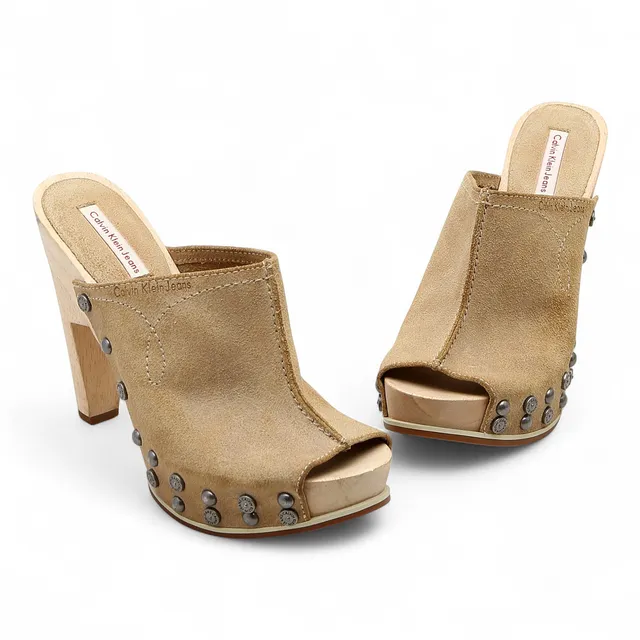 CALVIN KLEIN. Clogs.