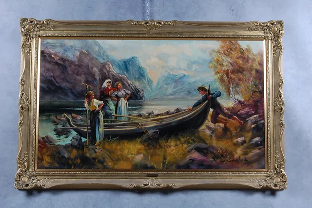 BERT ÖSTERLUND. olja på duk.