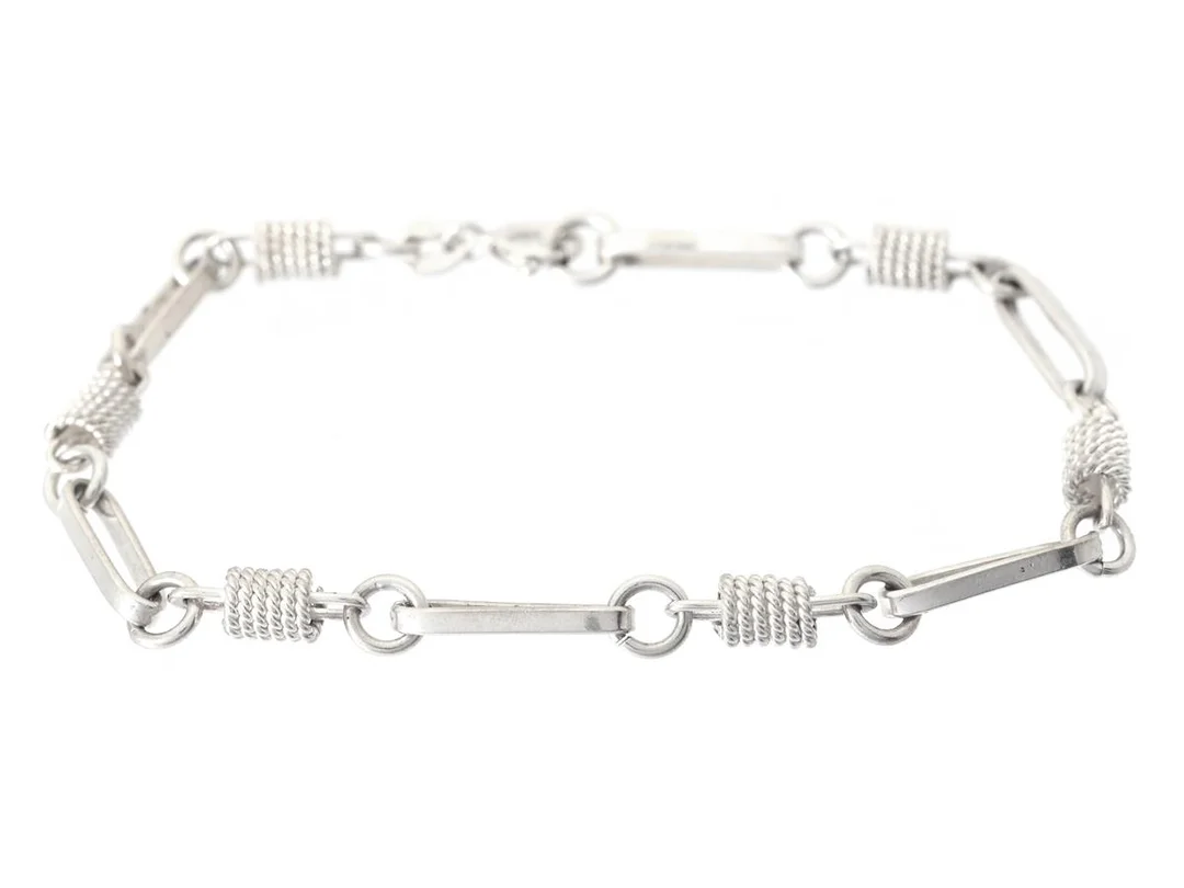 ARMBAND, sterlingsilver, fantasilänk, längd 19cm, vikt ca 6,7 g. — Smycken/Armband — Kaplans