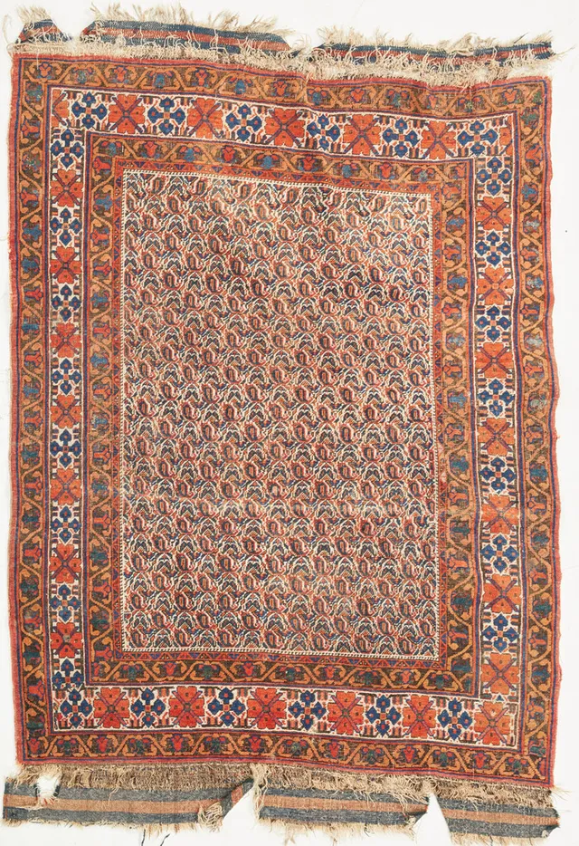 ORIENTMATTA. Afshar, antik, ca 160x122 cm.