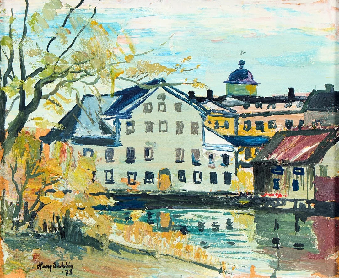 HARRY SAHLIN. Akademikvarnen, Uppsala. — Paintings — Uppsala Auktionskammare