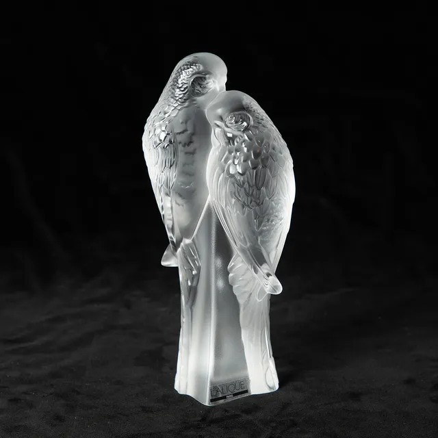 LALIQUE, figurin, kristall, signerad.
