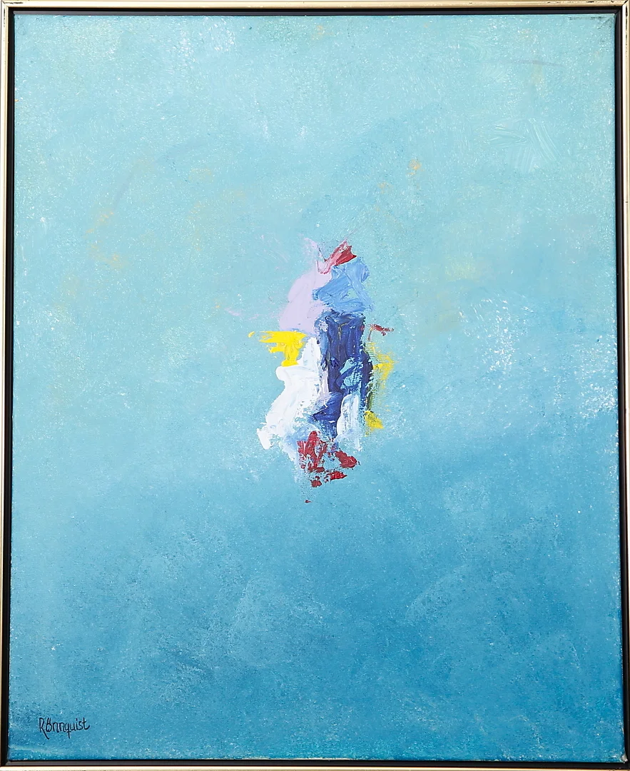 BJÖRN RÖNNQUIST. "Ciranus/Cirkelpassaren", akryl på duk, signerad Rönnquist. — Paintings — Garpenhus Auktioner