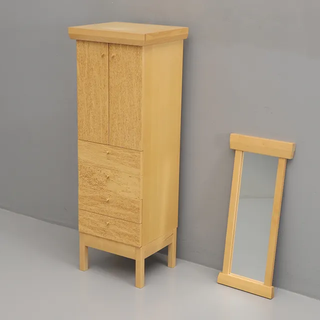 KARIN TYREFORS. Skåp med spegel, "Alfa", Fröseke Form, 1988.