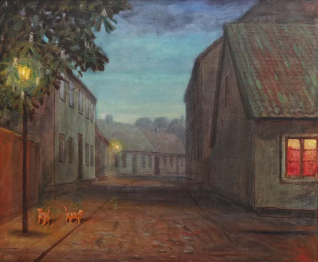 THEODOR JÖNSSON. "ADELGATAN, LUND".
