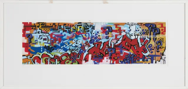 NIKI CASH (FÖDD 1973). Komposition, signerad och numrerad 11/50, gicleé.