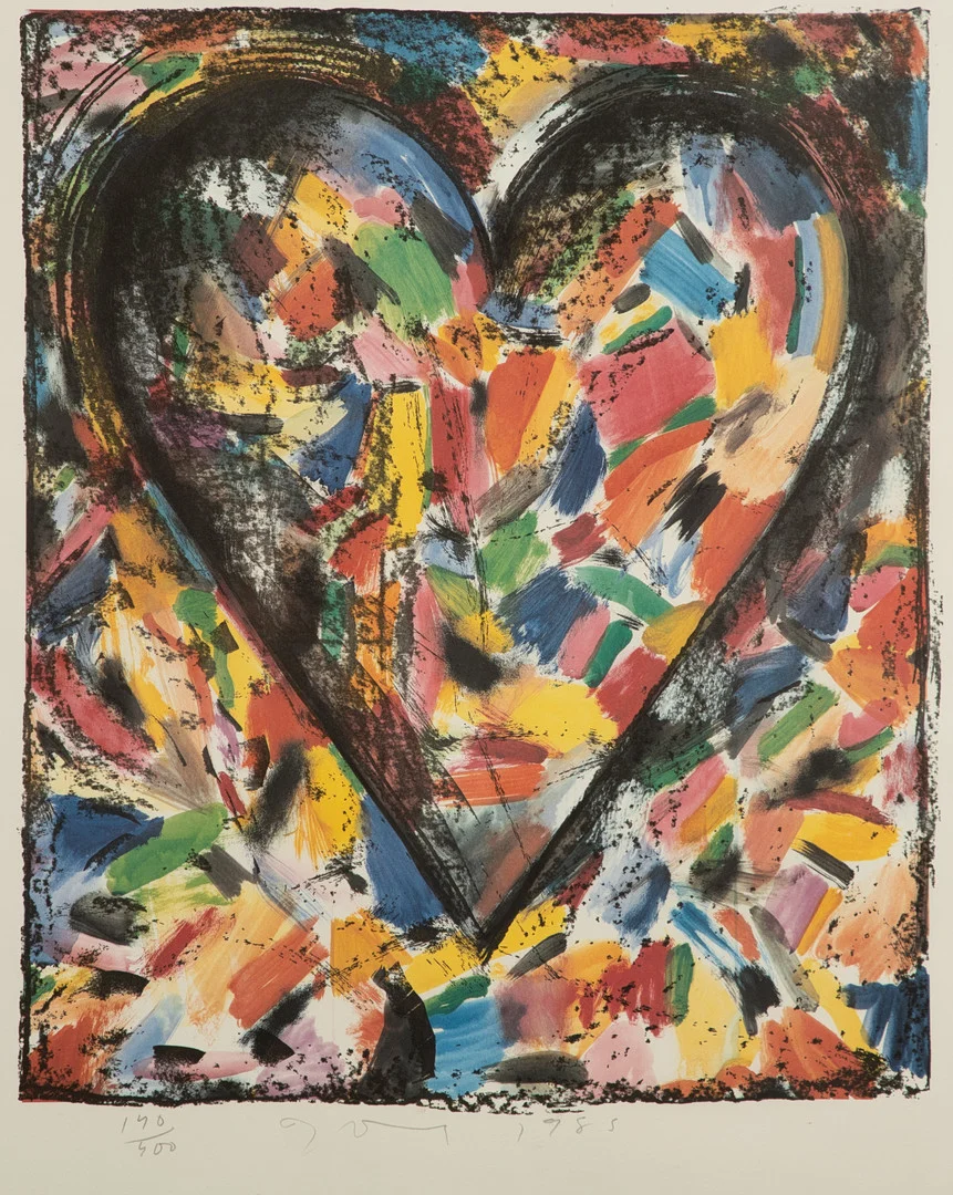 JIM DINE (GEB. 1935). Confetti Hart. — Engravings & Prints — Stockholms Auktionsverk Hamburg