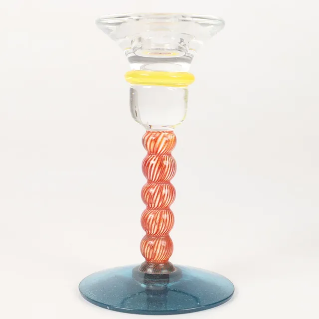 KJELL ENGMAN. Ljusstake, "Fenix", glas, Kosta Boda, 1992-2000, signerad.