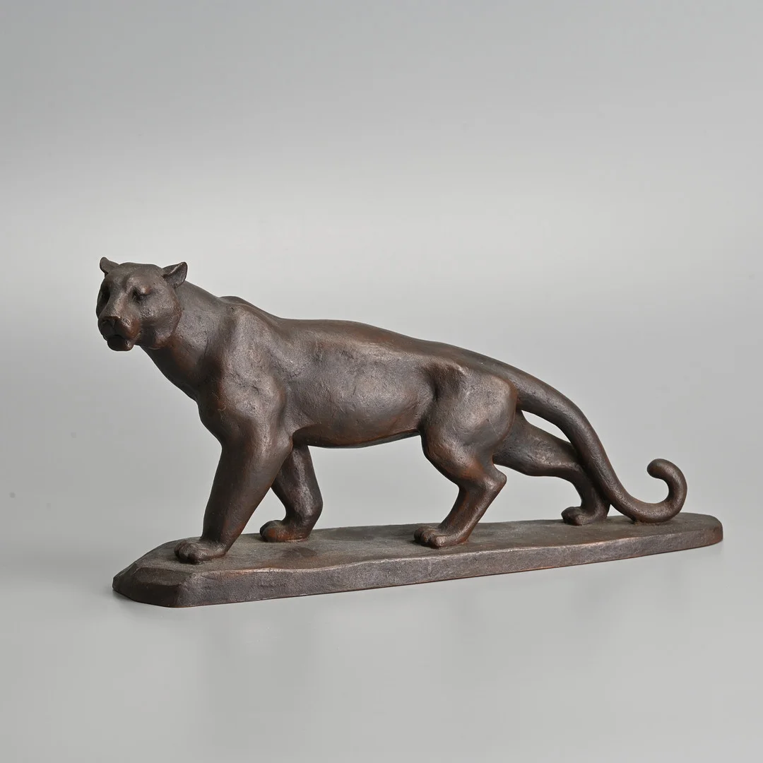 TOYOICHI MORI (1917-2001), JAPANESE BRONZE MODEL OF A PANTHER, LATE 20TH CENTURY. — Sculptures & Bronzes — Ma San Auction