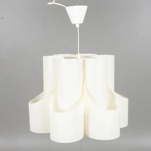 TAKLAMPA, plast, 1970-tal.