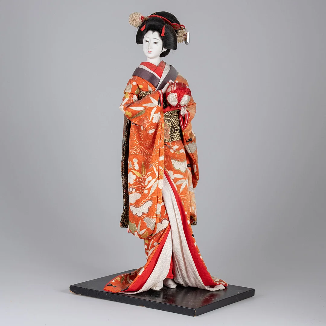 Japanische Oyama Ningyô-Puppe, Shōwa Periode. — Asiatica — Stockholms Auktionsverk Hamburg