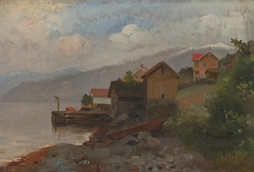 Mehl, Eilert — Kyslandskap — Kunst/Maleri — Blomqvist