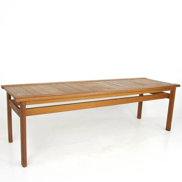 INGVAR ANDERSSON. Sideboard/blombord, teak, troligen "Florida", brännmärkt, Averskogs, Lammhult, 1960-tal.