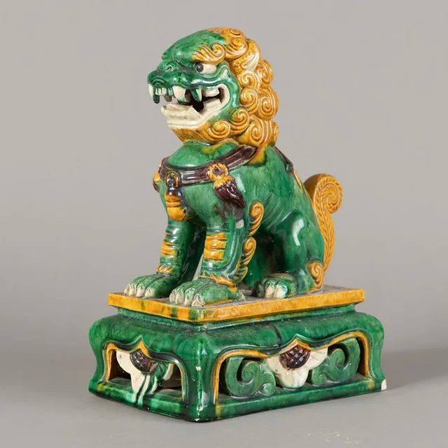 Fo-Löwe, Su Sancai-Dekor, 20. Jh.