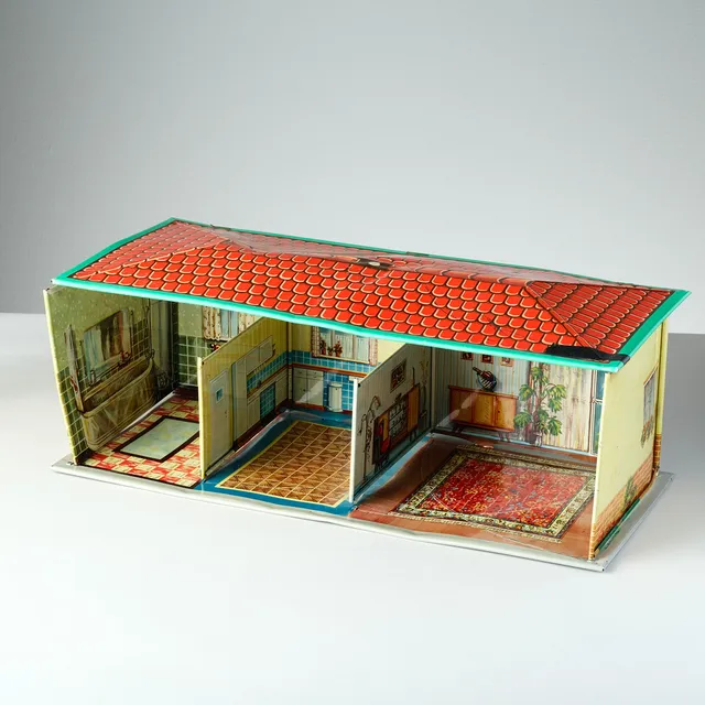 DOCKHUS, litograferad plåt, Tyskland, omkring 1950/60-tal.