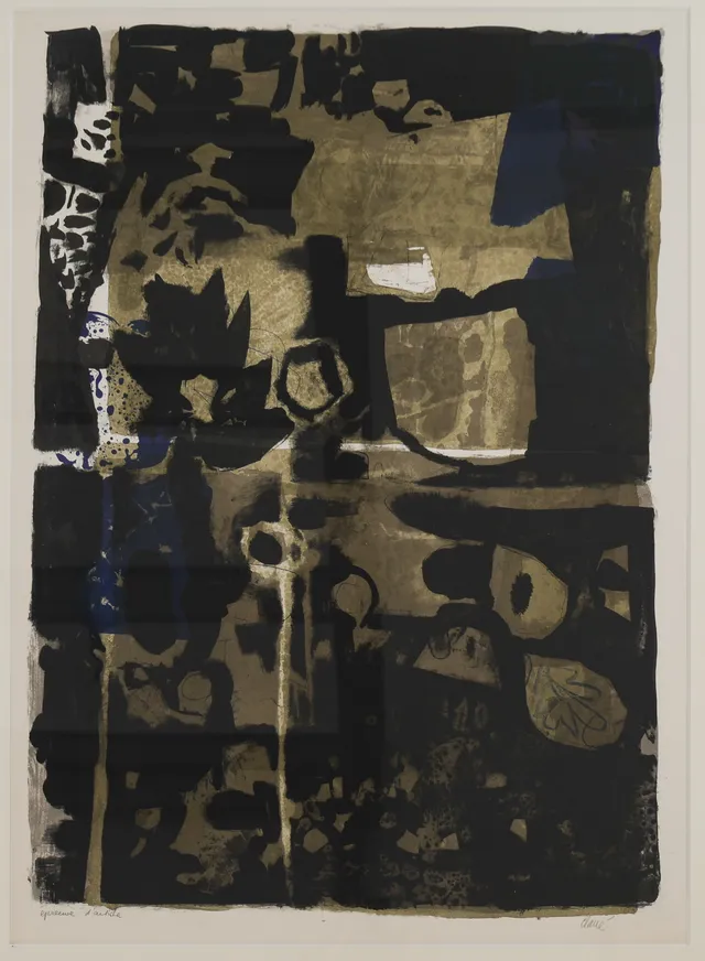 Antoni Clavé (1913-2005): Composition. Lithograph, around 1965