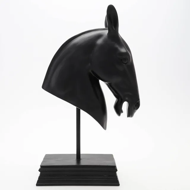 SKULPTUR, plast, hästhuvud, samtida.