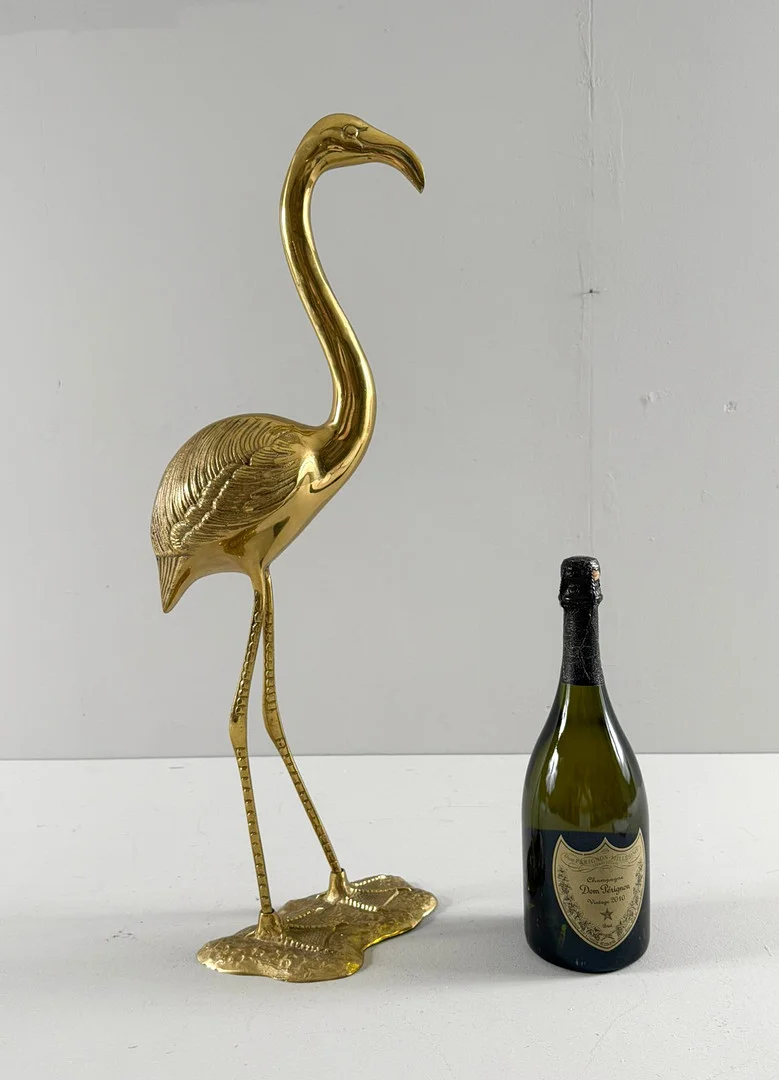 Mid Century Flamingo Skulptur, Deutschland, 1970er Jahre. — Sculptures & Bronzes — Stockholms Auktionsverk Düsseldorf/Neuss