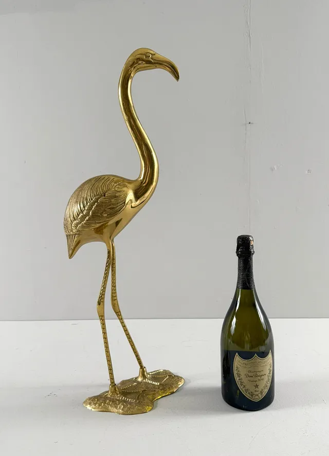 Mid Century Flamingo Skulptur, Deutschland, 1970er Jahre.