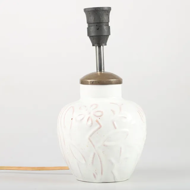 HARALD ÖSTERGREN. Bordslampa, keramik, Ekeby, 1940-tal.
