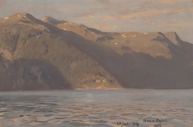 Dahl, Hans — Fjordlandskap, 1916