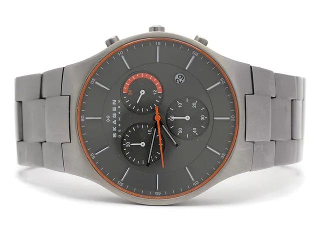 Herrur Skagen, SKW6076 Titan, quartz, datum, repig, serienr: 2381401