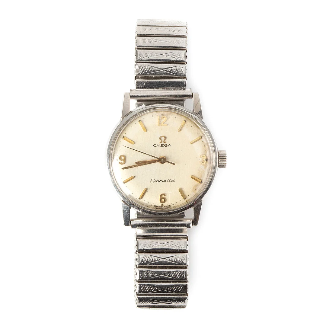OMEGA, armbandsur, Seamaster, stål, 1960-tal. — Wristwatches — Stockholms Auktionsverk Göteborg