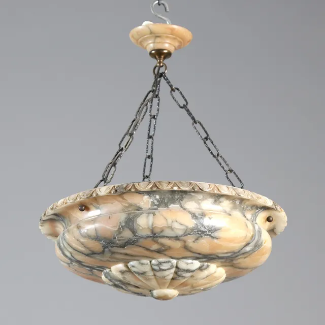 TAKAMPEL. Alabaster, 1920/30-tal.