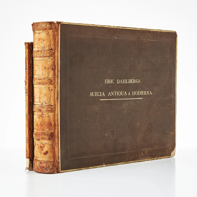 ERIK DAHLBERG. Suecia antiqua et hodierna, samt beskrivning, Huldbergs Bokhandel, Stockholm.