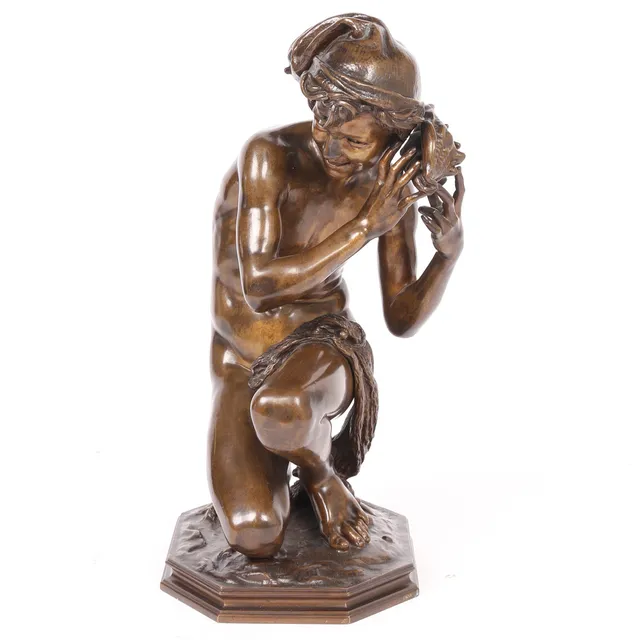 JEAN BAPTISTE CARPEAUX (1827-1875), LE JEUNE PÊCHEUR À LA COQUILLE (NEAPOLITAN FISHER BOY).
